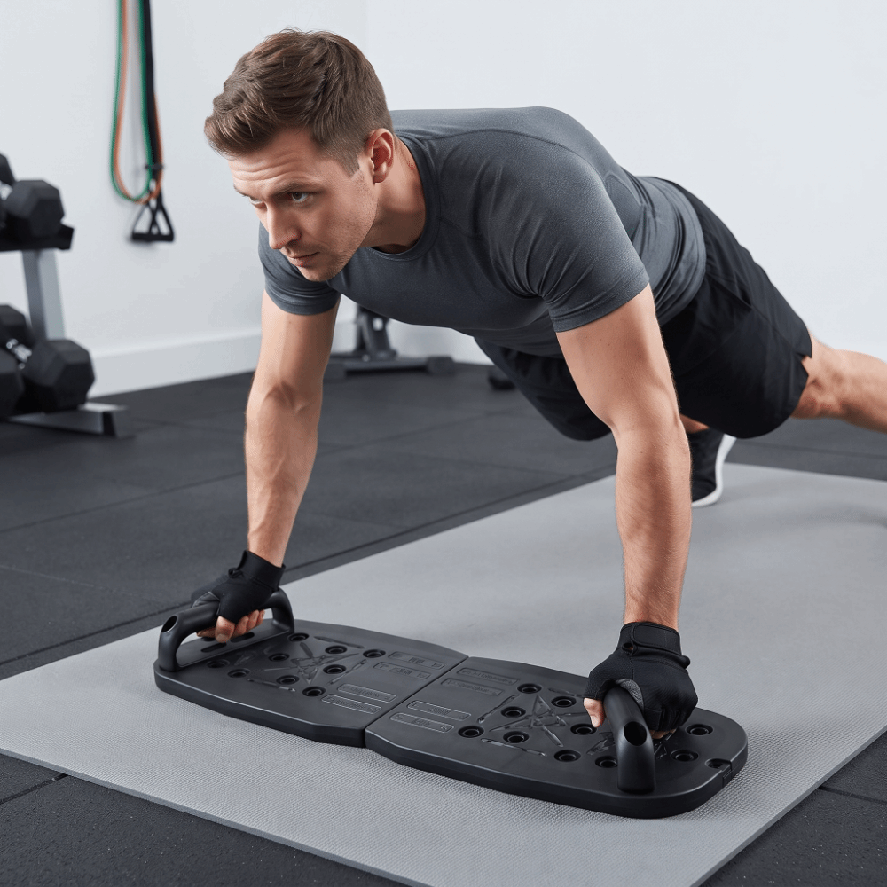 Push Up Board - Planche de pompes antidérapante, portable et