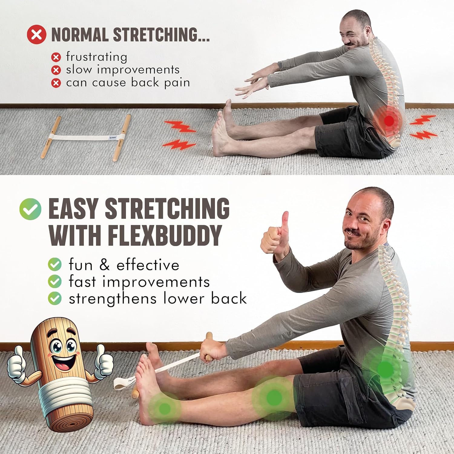 Appareil d'étirement des ischi - Yoga Of Fitness avis et prix