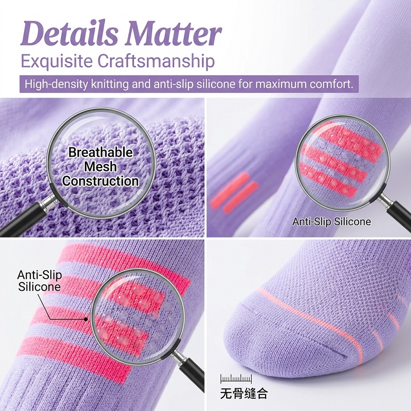 1/6 Paires de Chaussettes Long - Yoga Of Fitness avis et prix