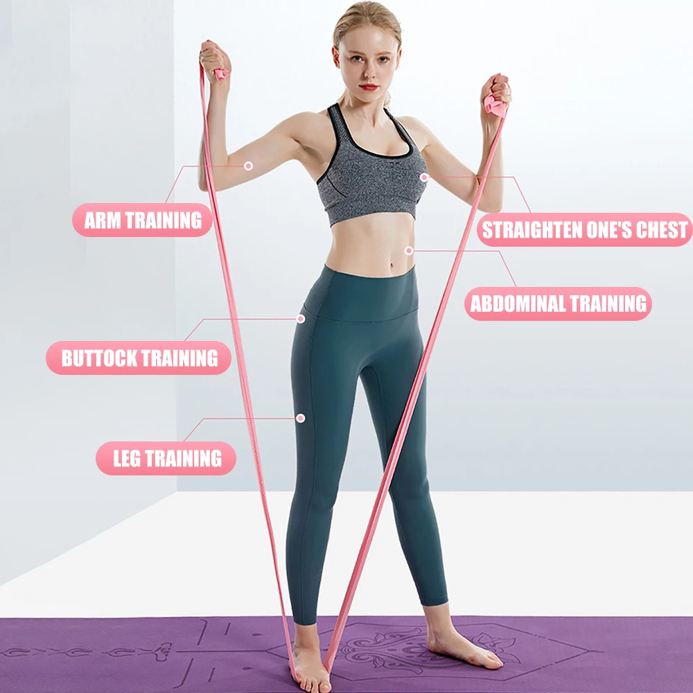 Longueur : 200cm Yoga Pilates  - Yoga Fitness Resistance Band avis et prix