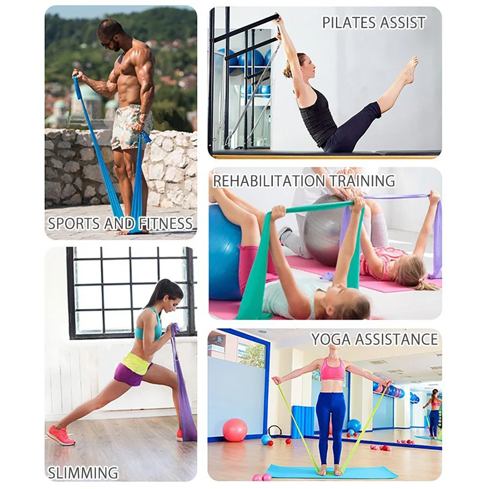 Longueur : 200cm Yoga Pilates  - Yoga Fitness Resistance Band avis et prix