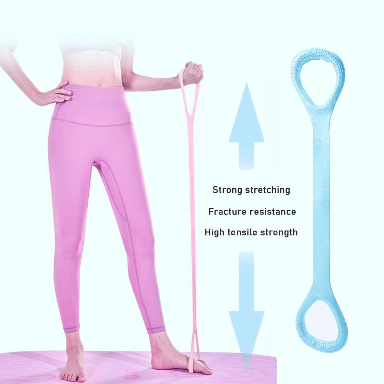 8 bandes de résistance pour l' - Yoga Fitness Resistance Band avis et prix