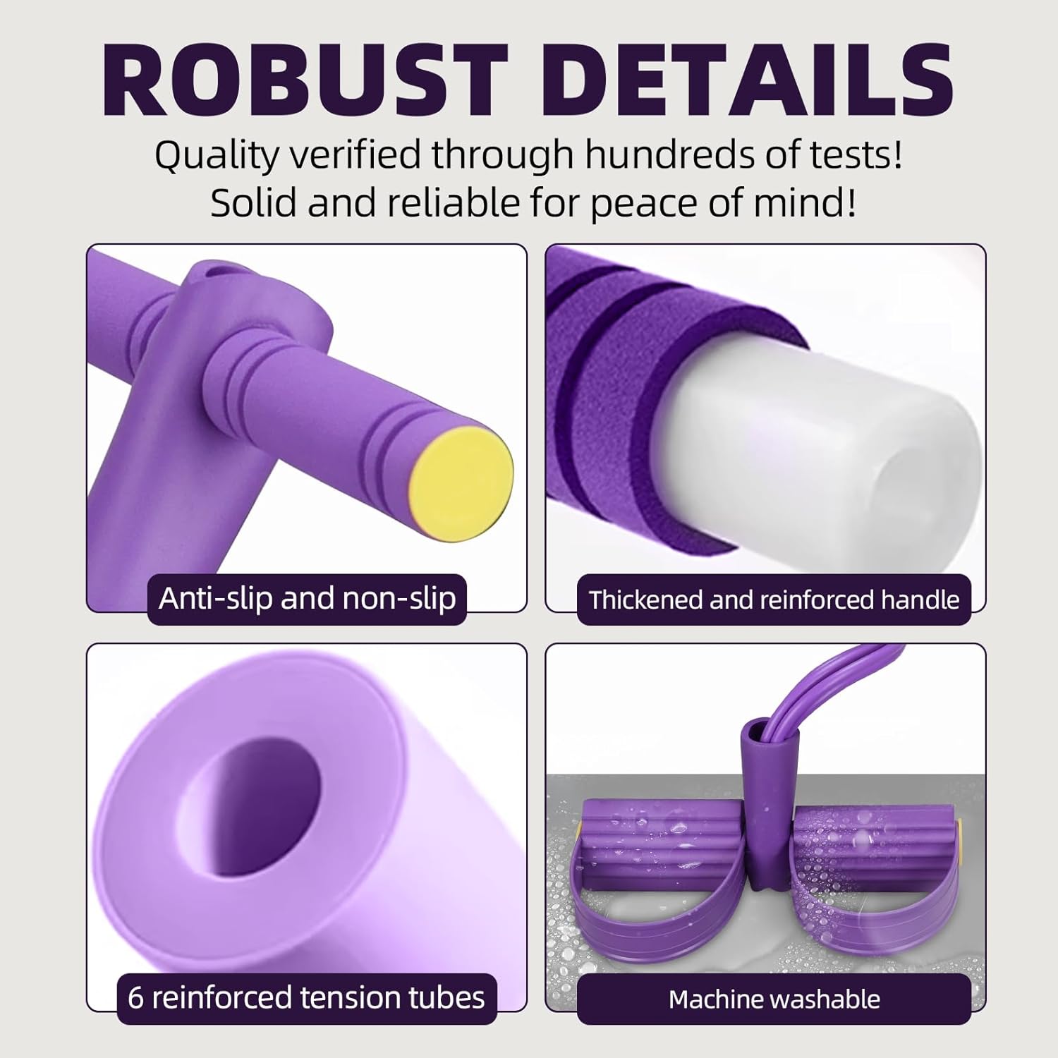 Bande de résistance à 4 tubes, - Yoga Fitness Resistance Band avis et prix
